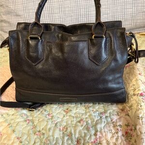 FOSSIL Womens Small Leather Satchel Handbag
